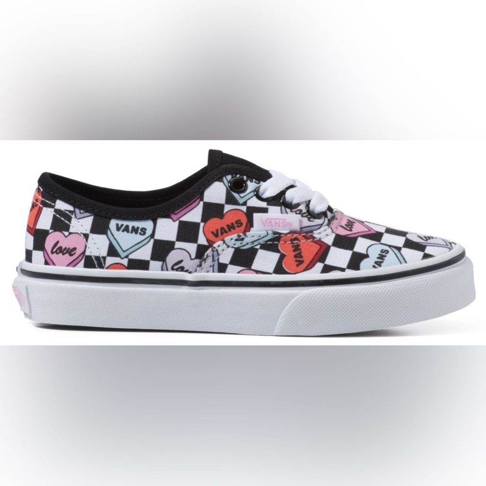 Valentine’s Day hearts vans